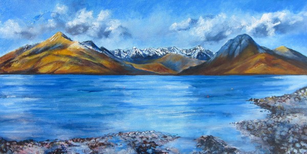 The Cuillin from Elgol by Julie Arbuckle
