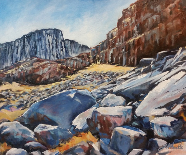 Many Rocks, Glencoe by Julie Arbuckle