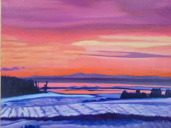 Winter Sunset by Goldie Gillis, Image 1.