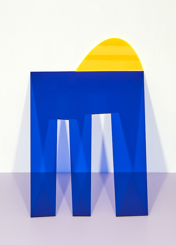 Blue M - Limited edition of 10 prints by Leah Rolando, Image 2.