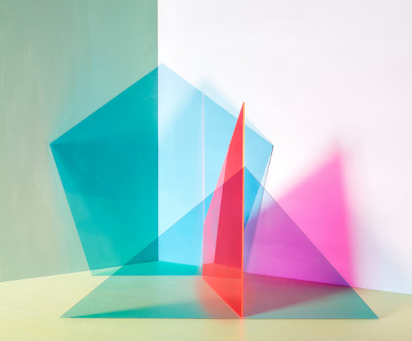 Blue Pink Hexi - Limited edition of 20 prints by Leah Rolando, Image 8.