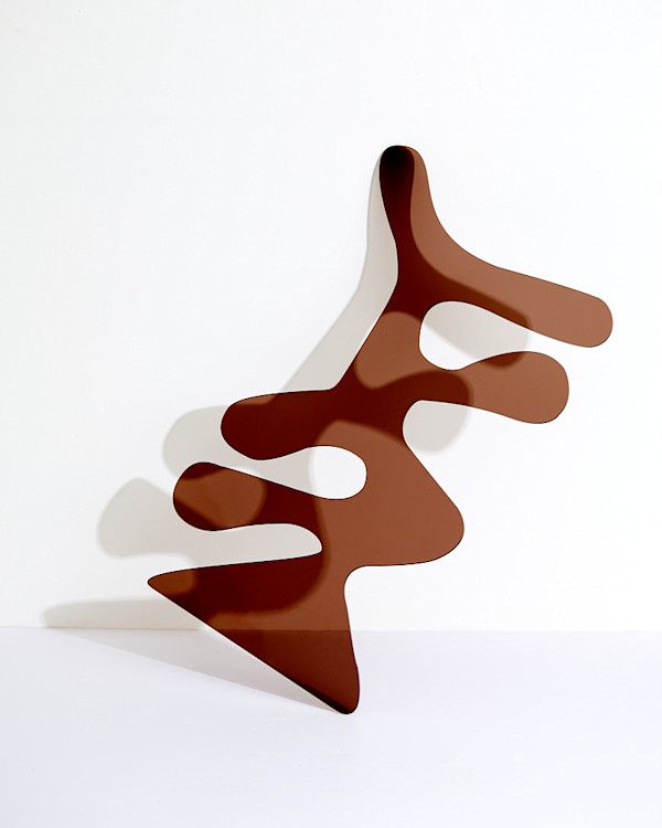 Brown squiggle - limited edition of 5 prints by Leah Rolando, Image 15.
