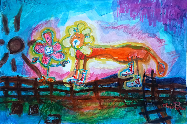 Le lion et la fleur by Maïa Perron, Image 1.