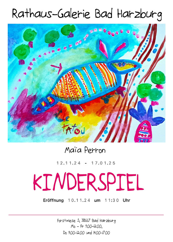 Poster Kinderspiel by Maïa Perron, Image 1.