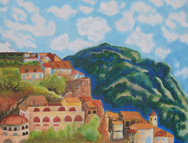 Amalfi Coast Houses on the Cliff by Jessica Kronika, Image 1.