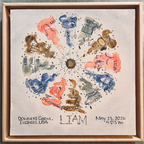 Liam - Commissioned Natal Chart + Interpretation by HavreMai Art