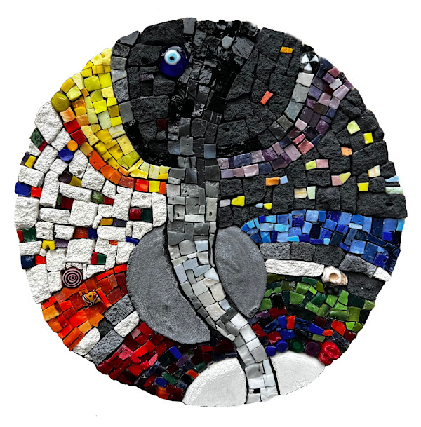 What if Everything Was Black & White, Meditation #4 by Gila Rayberg, Image 1.