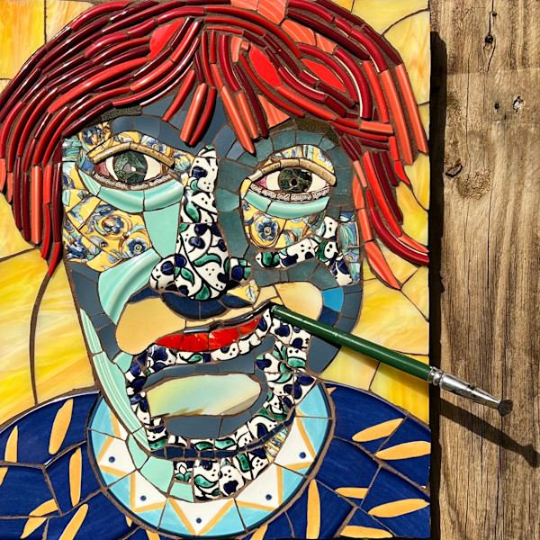 Paint on Scumbler by Gila Rayberg, Image 1.