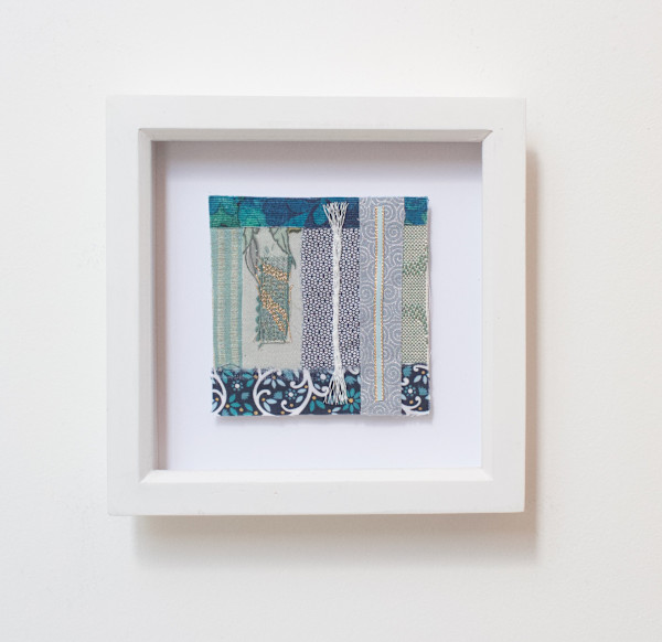 Blue collage by Erin Coppin