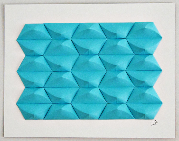 Light Blue Wave Matrix H1-30 by Tatiana Nelson-Joseph, Image 1.