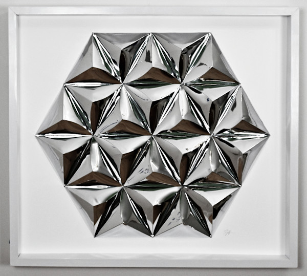 Silver Metallic Hex 3-24 by Tatiana Nelson-Joseph, Image 1.