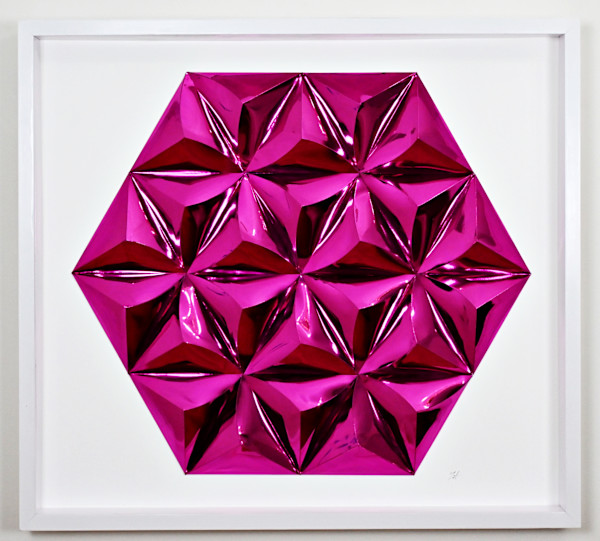 Fuchsia Metallic Hex 3-24 by Tatiana Nelson-Joseph, Image 1.