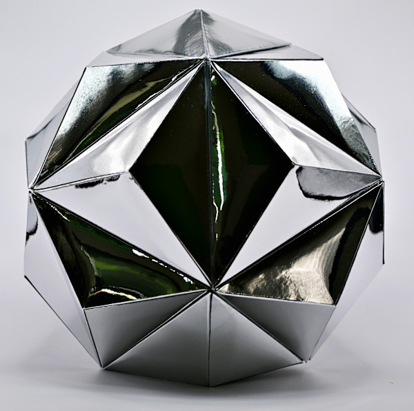 Silver Metallic Faceted by Tatiana Nelson-Joseph, Image 1.