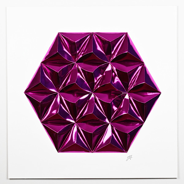 Fuchsia Metallic Hex, 2-24 by Tatiana Nelson-Joseph, Image 1.