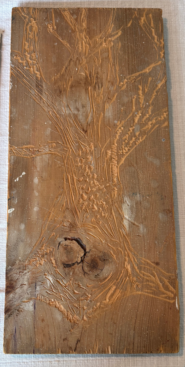 In Progress: a tree in the woods by Lisa Blonder, Image 1.
