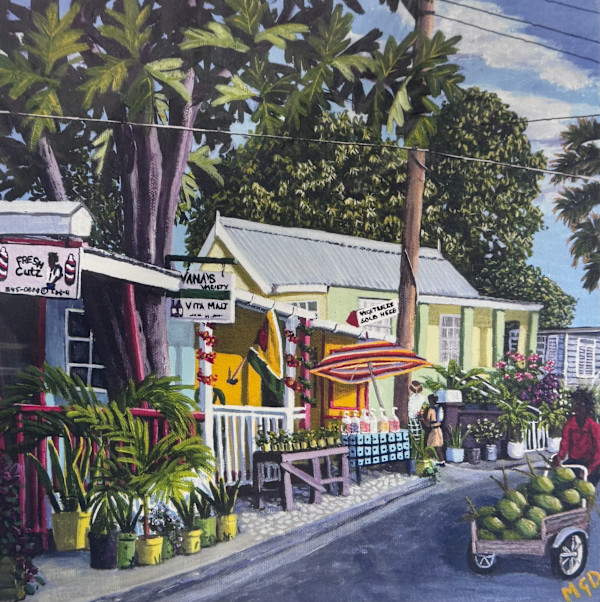 Mount Brevitor Village #2 by Michelle G Durant