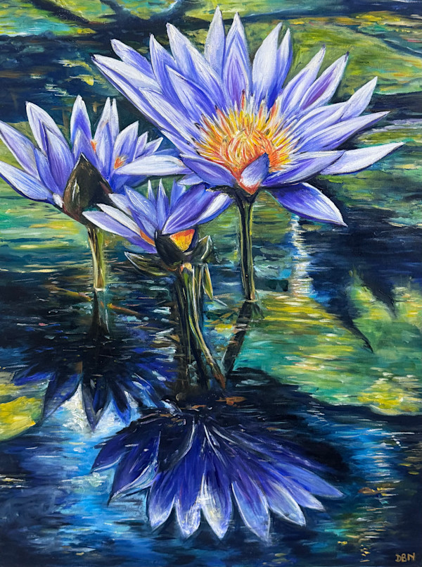 Water Lilies by Denyse Barnard - Nolan