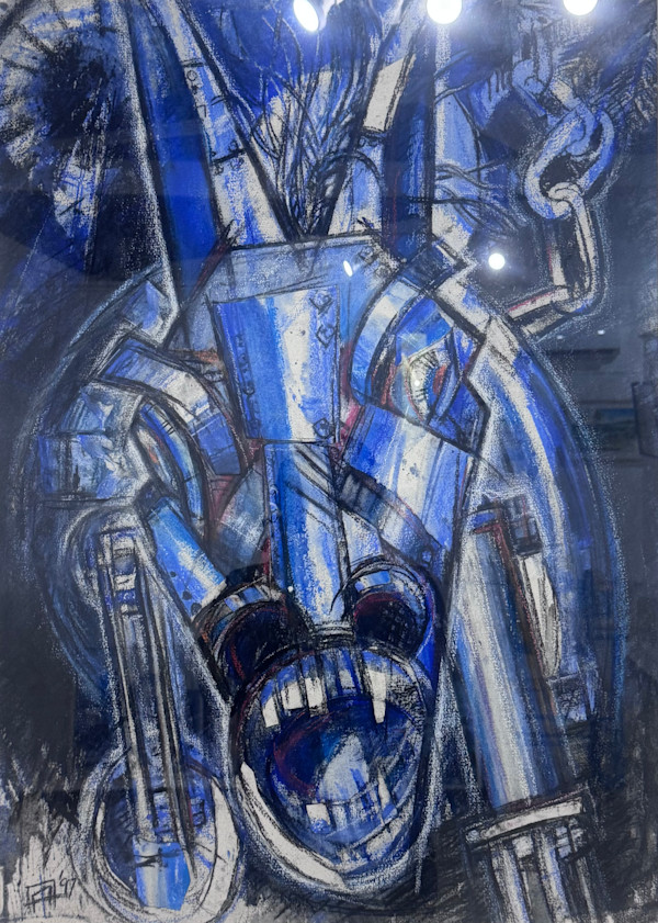 Steel Donkey Blue by Arthur Atkinson, Image 1.