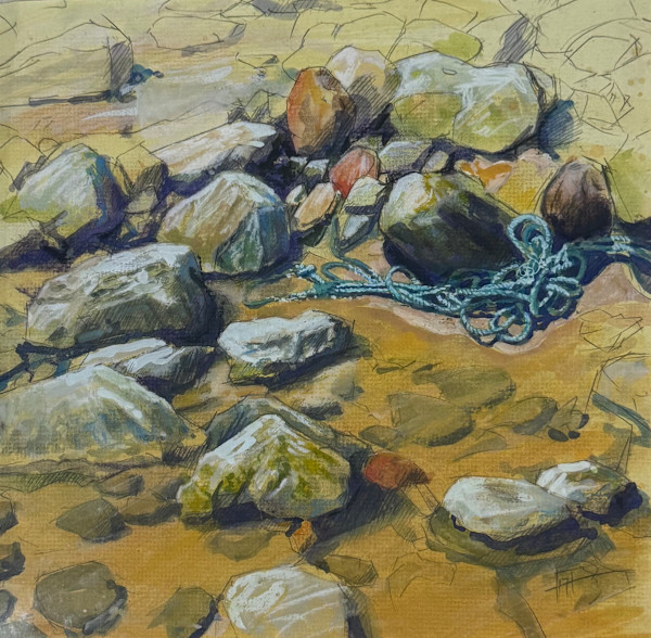 Rope & Rocks - East Coast by Arthur Atkinson, Image 1.