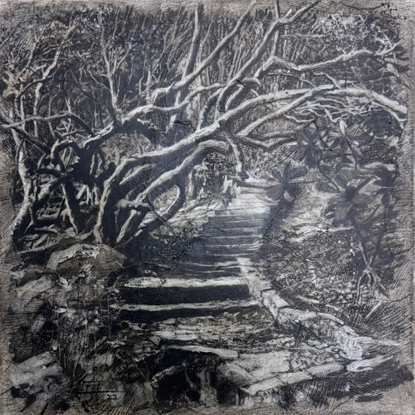 Old Steps From Foul Bay by Arthur Atkinson, Image 1.
