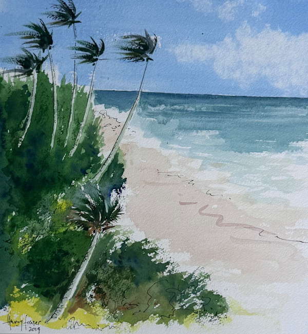 The Crane Beach From The Cliff by Henry Fraser, Image 1.