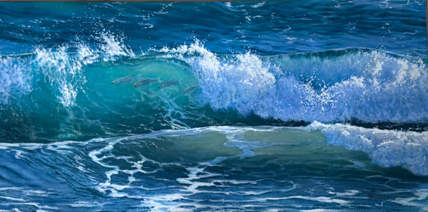 Waves Breaking - Afternoon Light by Arthur Atkinson, Image 1.