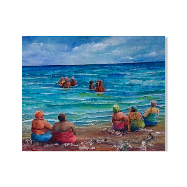 De Beach is Mine! I Can Bade Here ANytime! by Margaret Rodrigez, Image 1.