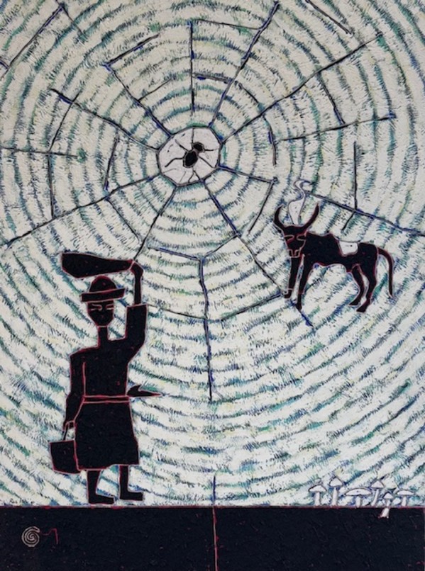 Anansi- A Tribute to Kamau Brathwaite by Ras Ishi Butcher, Image 1.