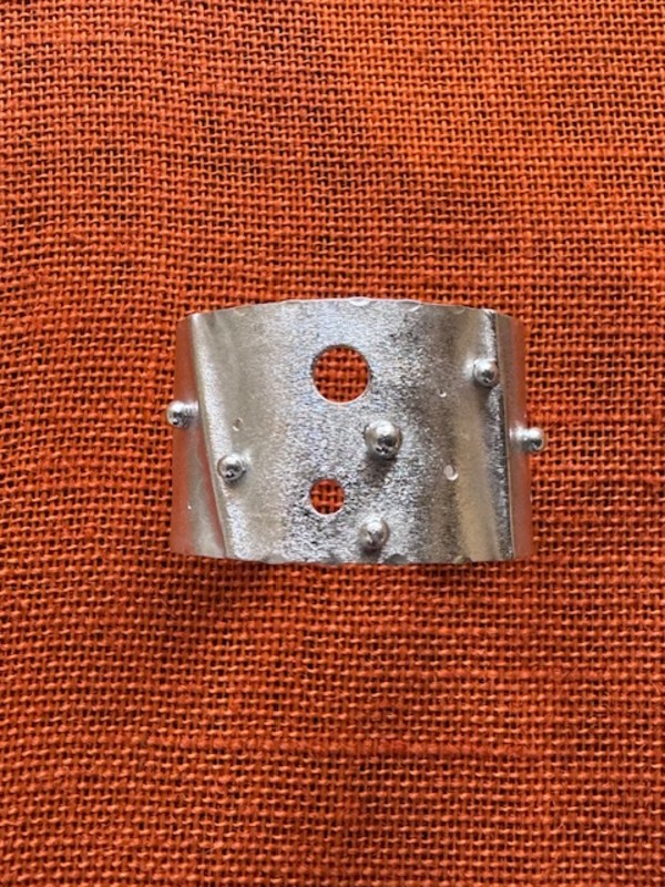 Textured Folded Cuff by Ichia Tiyi