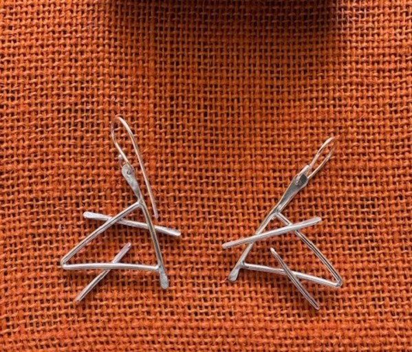 Triangle Earrings by Ichia Tiyi