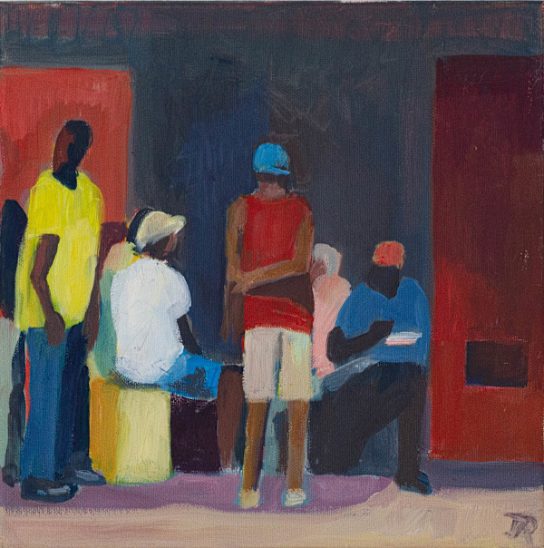 Dominoes Men by Jo Reed, Image 2.