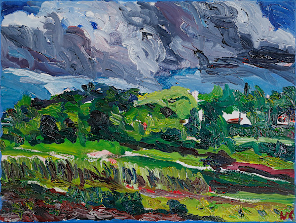 Golden Ridge Plantation- View from Sweet Vale (1) by Winston Kellman