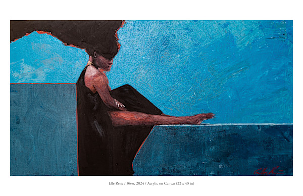 Blues - Signed Limited Edition Print 5/60 by Elle Rene