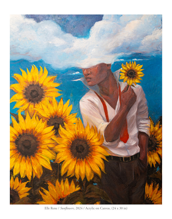 Sunflowers - Signed Limited Edition Print 5/60 by Elle Rene