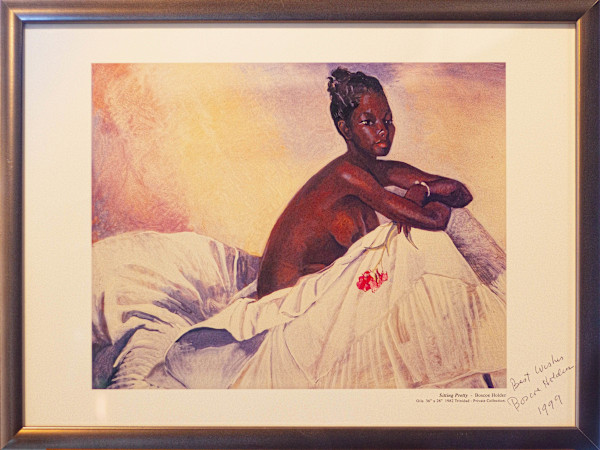 Sitting Pretty (Signed Print) 1 by Boscoe Holder