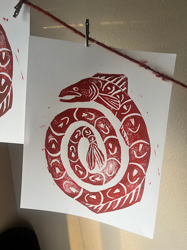 Spiral Salmon by Abby Kilishek, Image 1.