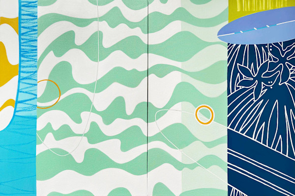 No Shoes. No Shirt. No Problems. (diptych) by Kristen Guest