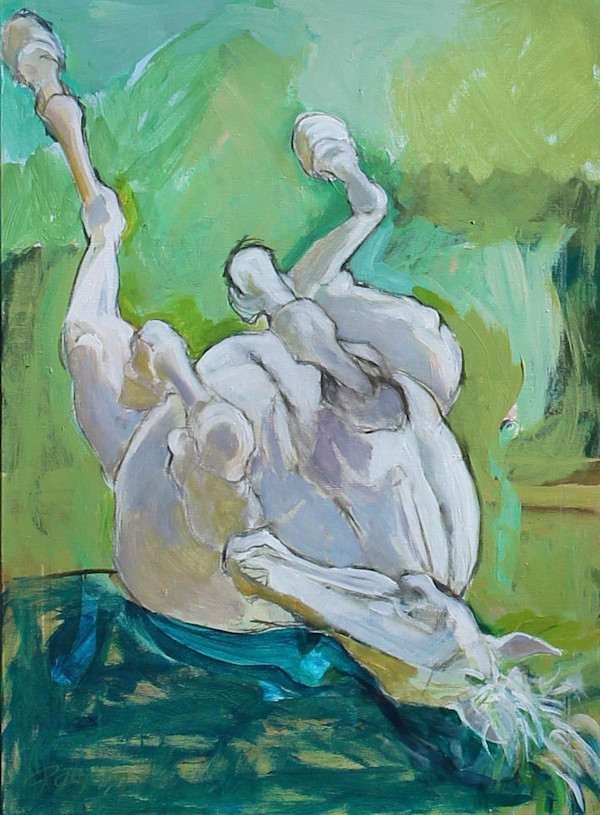 Green Rolling Horse by renée  alyson, Image 1.