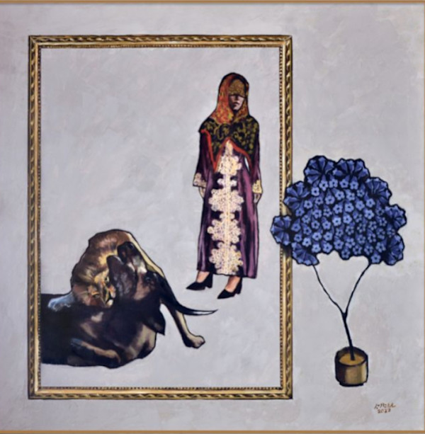 Life inside a golden frame by Salman Alameer