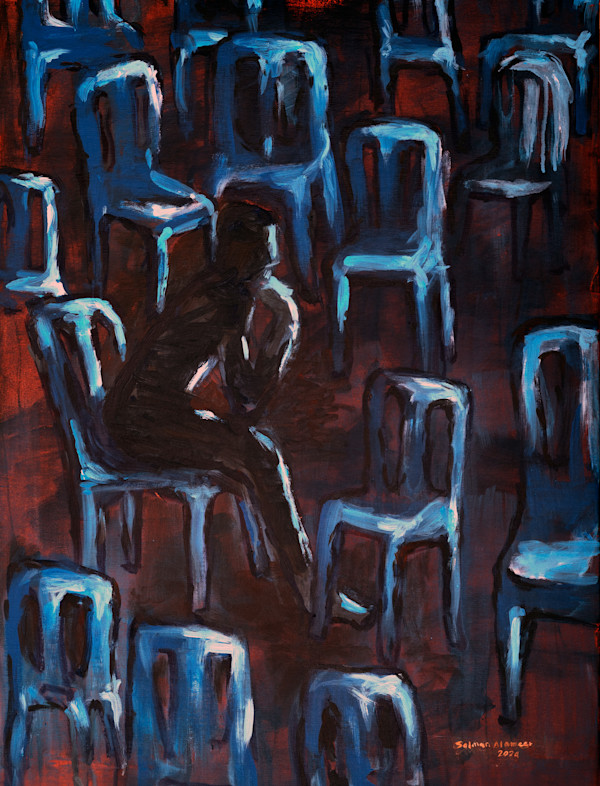 Lost between chairs by Salman Alameer