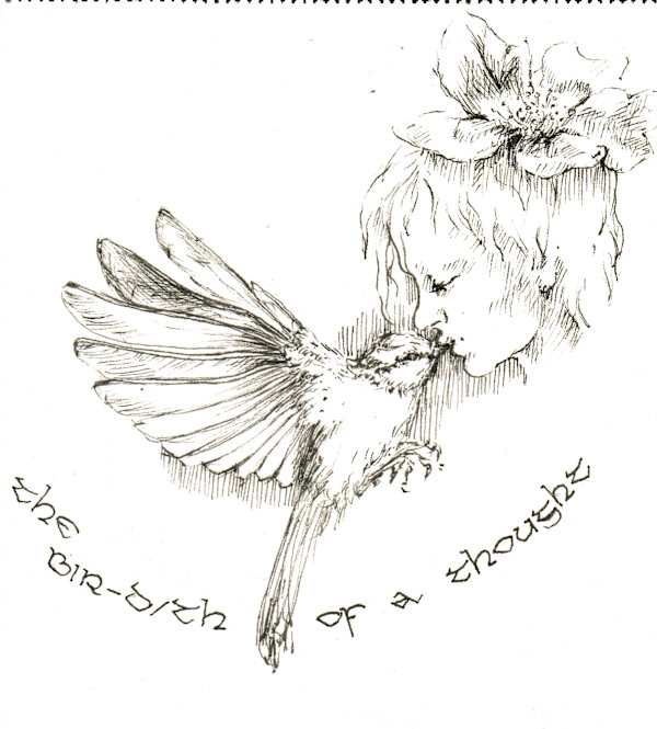 Where do the thoughts come from? by Julia Trajlinková, Image 1.