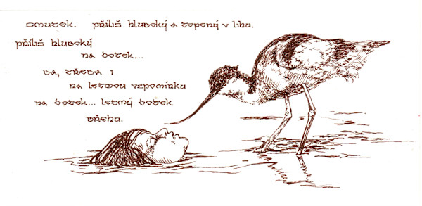 Drowning in grief by Julia Trajlinková, Image 1.