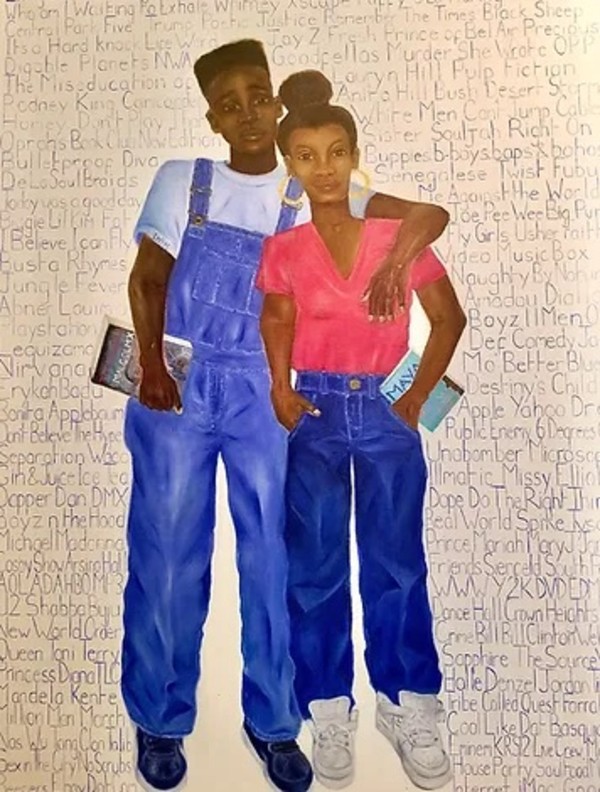 Young Black Love 90s by Bonnie Phillips, Image 16.