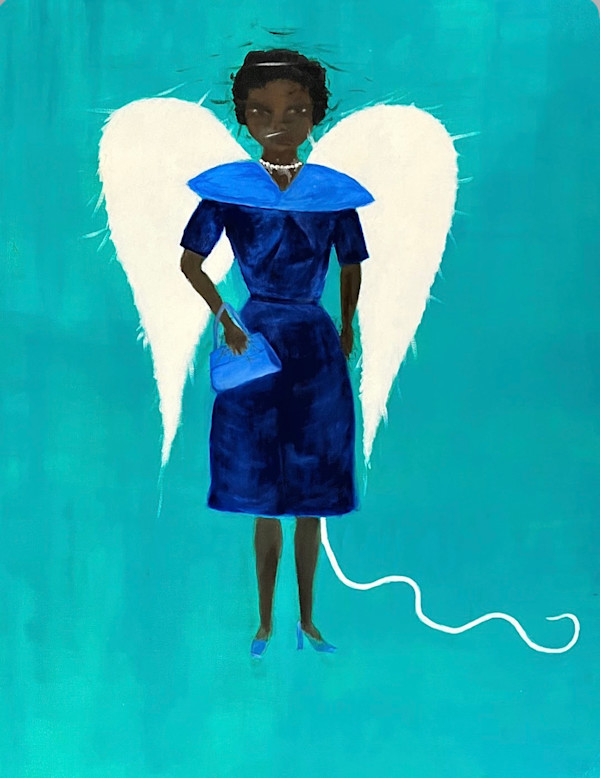 Striving Angel - Blue by Bonnie Phillips, Image 1.