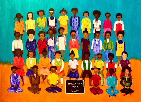 White Flight 3 Harlem Prep 1975 by Bonnie Phillips, Image 1.