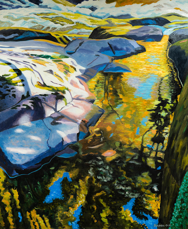Inlet from Rushing Creek by James Burpee, Image 1.