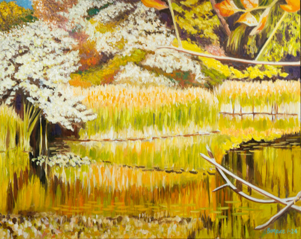 Medicine Lake Reeds by James Burpee, Image 1.