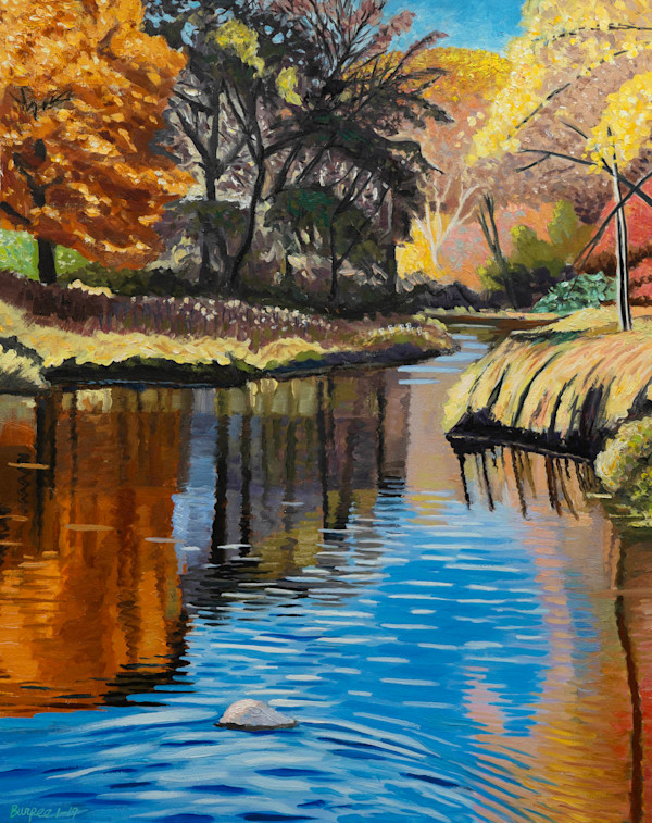 Minnehaha Creek Upstream by James Burpee