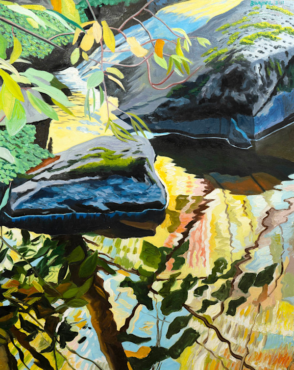 Rill Flow Into Reflection by James Burpee, Image 1.