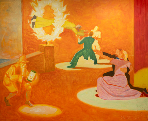 Dancing on Orange by James Burpee